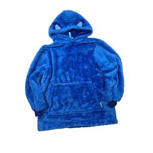 Huggle Pets Hoodie Blue Plush Wearable Stuffed Animal Oversized Sweatshirt Kids